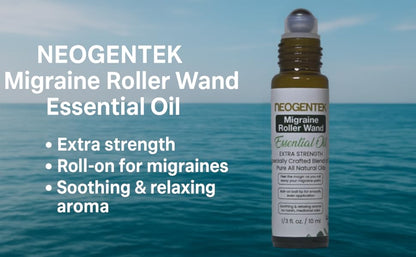 Migraine, Sinus Essential Oil Roller | Made From 7 Powerful Essential Oils | Natural Comfort & Relaxation Aromatherapy Roll-On for Headache, Sinus 10ml