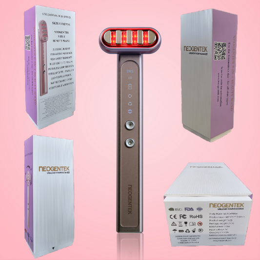 Neogentek 9- In- 1 Red Light Microcurrent Beauty Wand