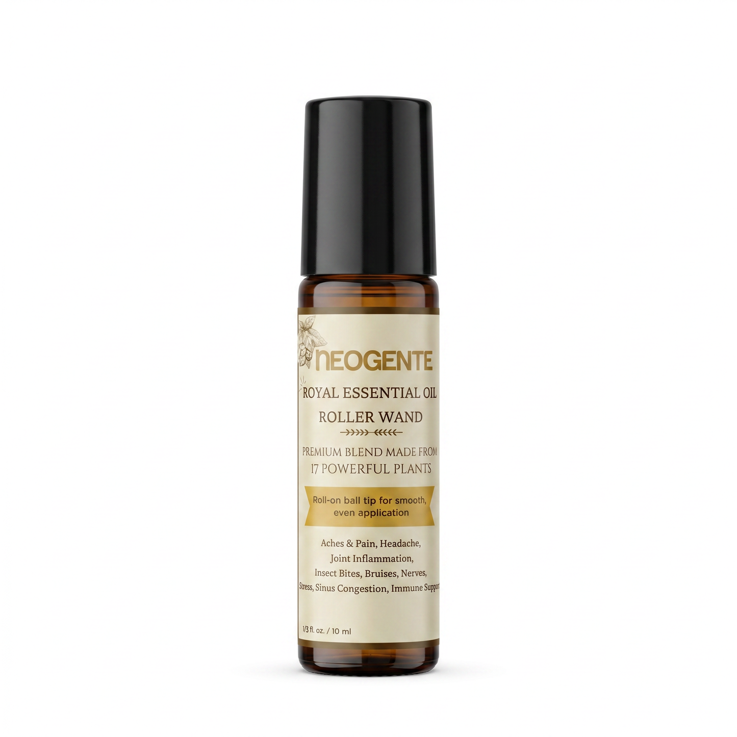 Royal Aches & Pains Essential Oil Roller | Made in USA–  10 ML