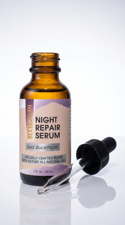 Night Repair Essential Oil Serum | Made in Usa - 1 Fl Oz