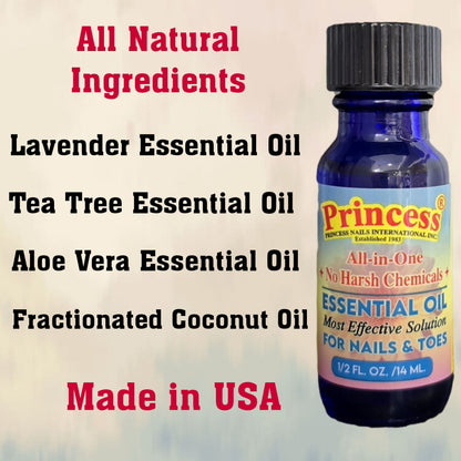 Princess By Neogentek Essential Oil Fight Nail Fungus /Promotes Healthy Nail Renewal & Strengthener/Restore Weak & Discolored Nail