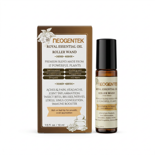 Royal Aches & Pains Essential Oil Roller | Made in USA–  10 ML