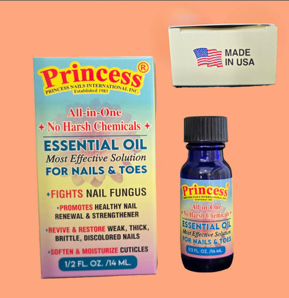 Princess By Neogentek Essential Oil Fight Nail Fungus /Promotes Healthy Nail Renewal & Strengthener/Restore Weak & Discolored Nail