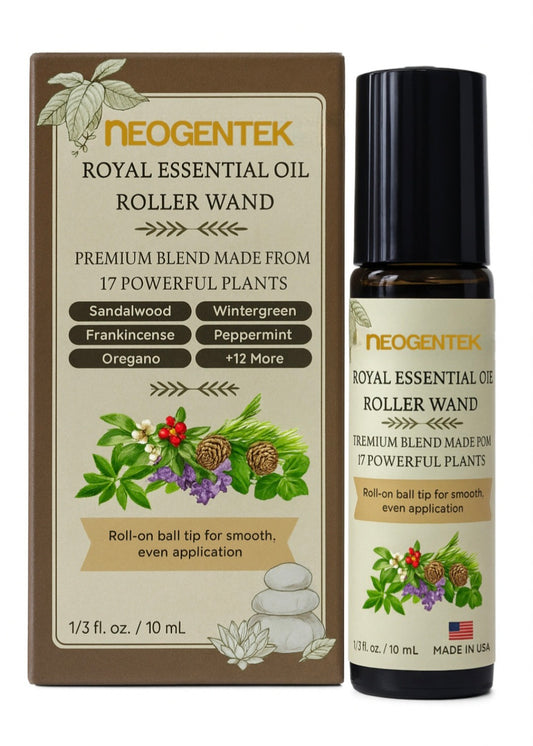 Royal Aches & Pains Essential Oil Blend | Crafted Blend of 17 Powerful Essential Oils | Made in USA | Natural Comfort & Relaxation – Aromatherapy Roll-On for Muscles & Joints, Headache, Sinus – 10ml