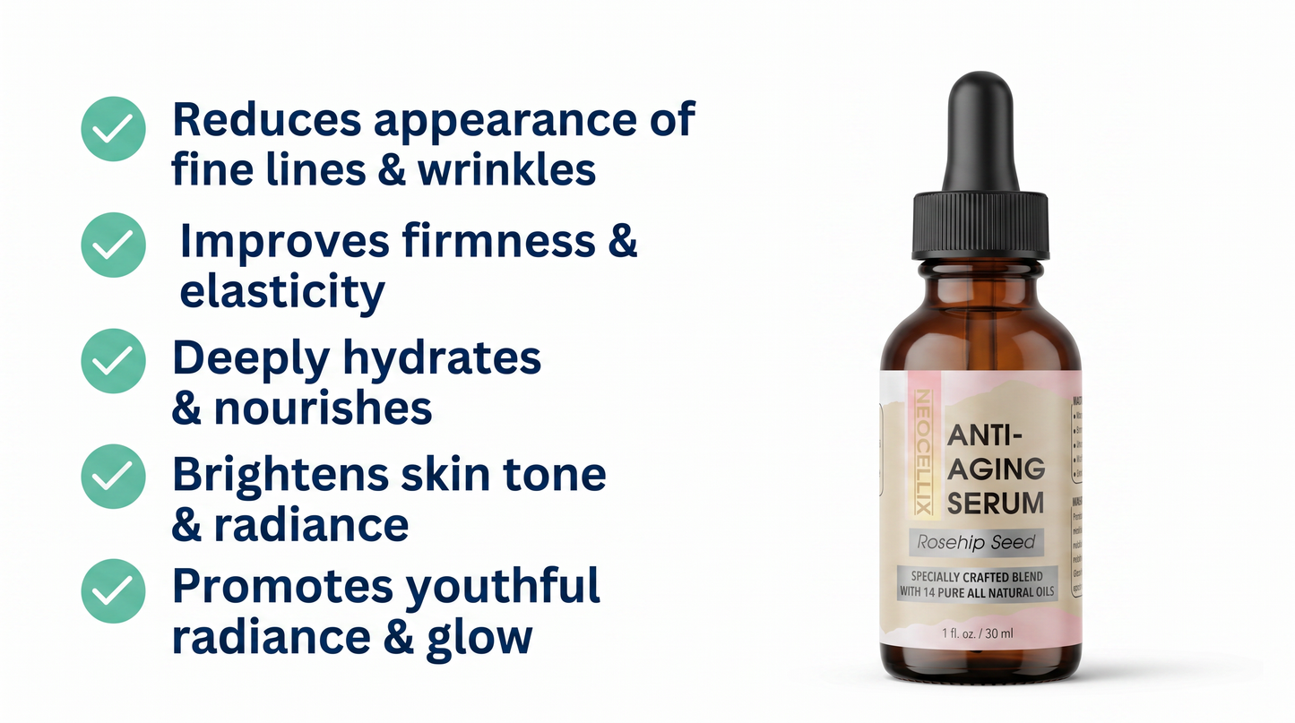 Anti-Aging Oil Serum | Made in Usa - 1 Fl Oz