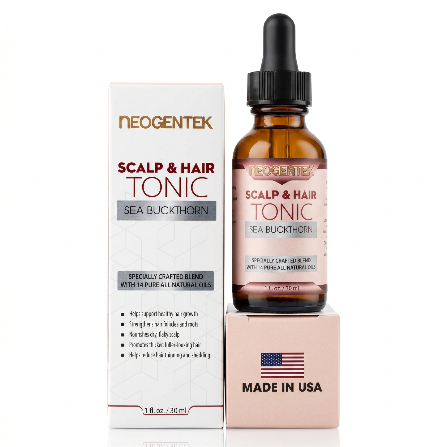 Scalp & Hair Tonic Essential Oil | Made in USA - 1 OZ